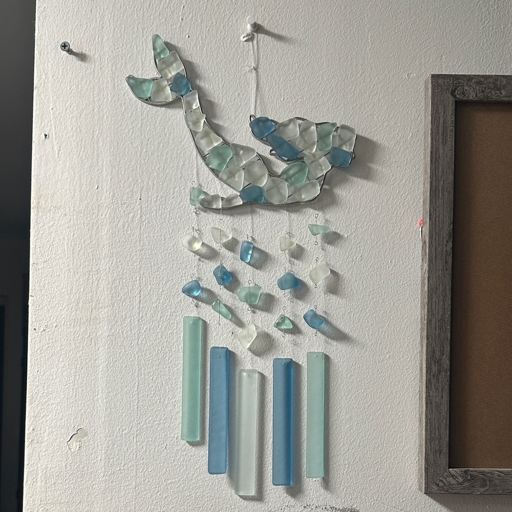 Mermaid Glass Wind Chime